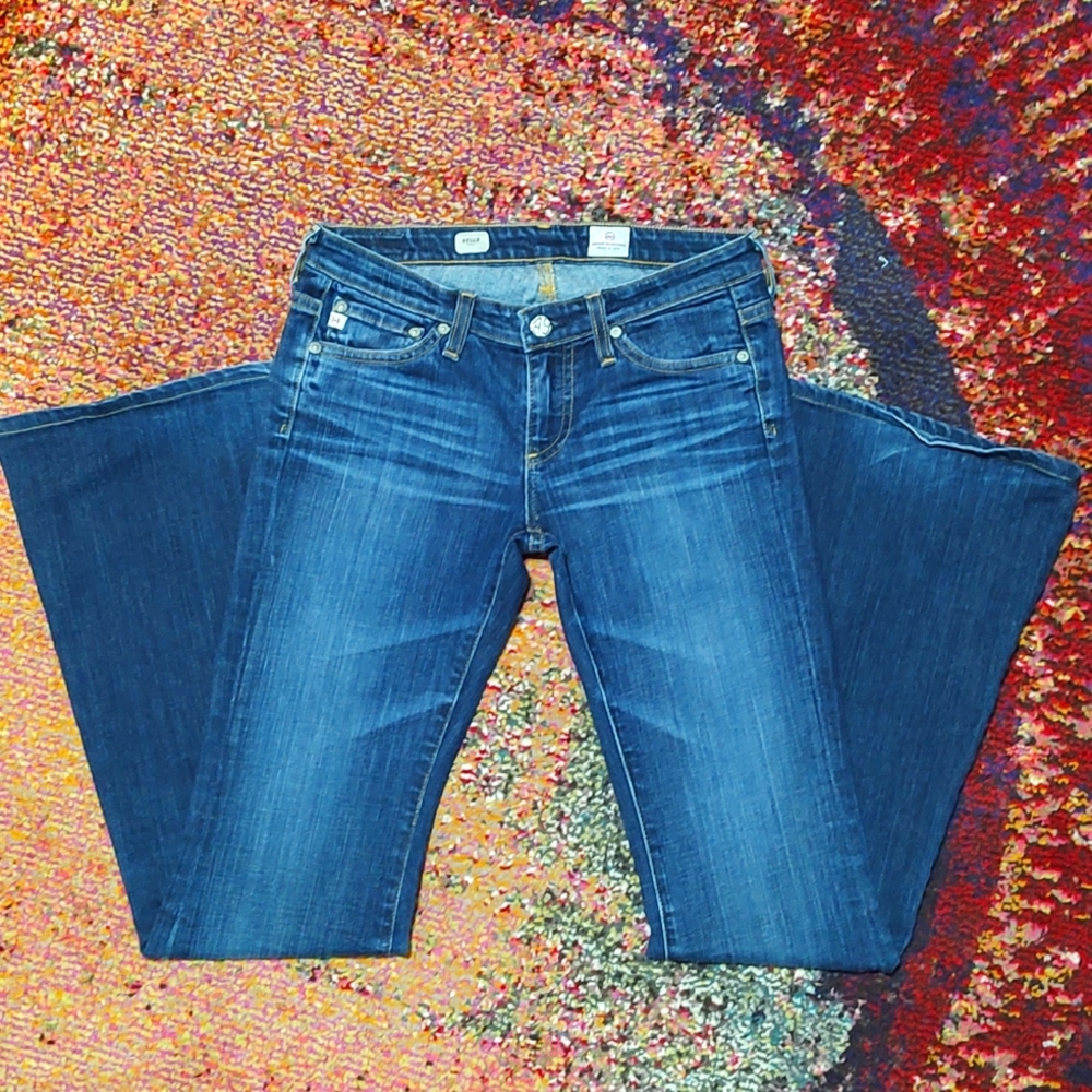 Adriano Goldshcimied Dark Wash Belle Flare Jeans